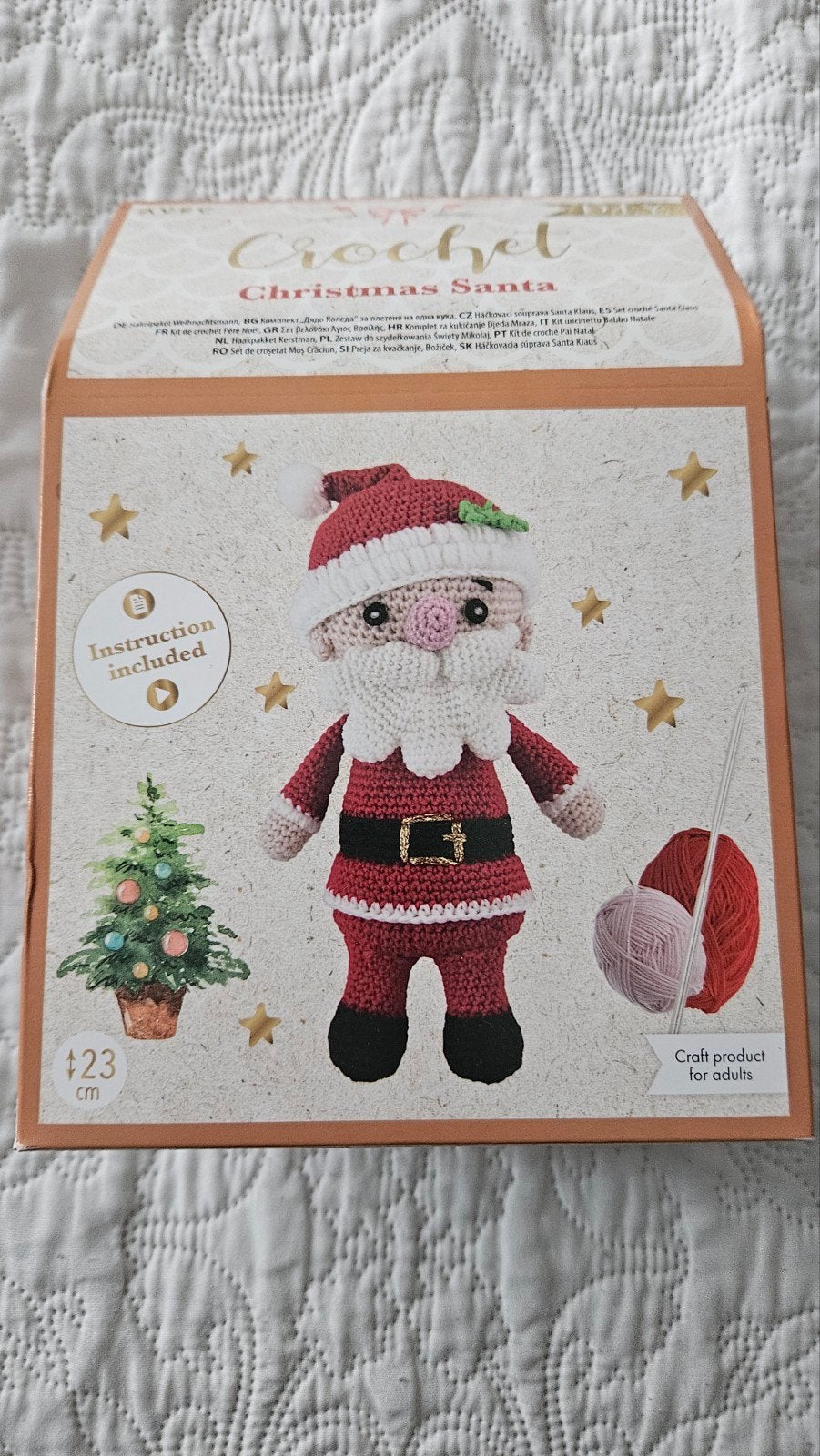 Haakpakket Kerstman - Maak je eigen gehaakte Santa!, Ophalen of Verzenden, Nieuw, Haken, Overige typen