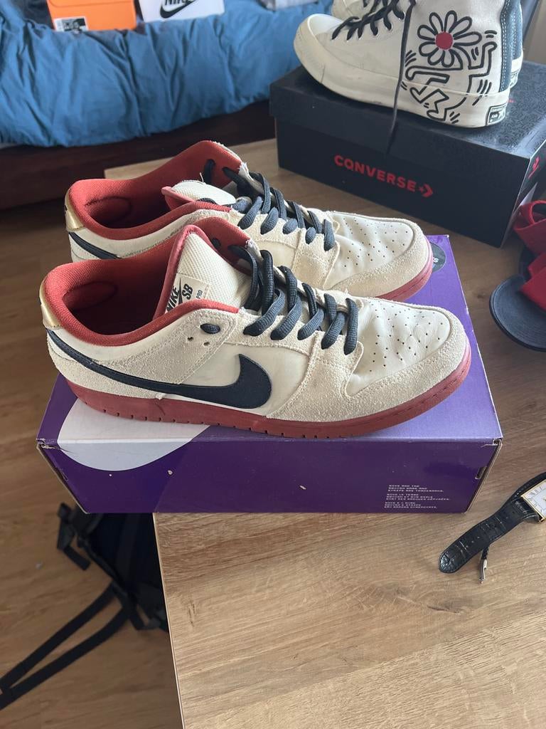 Nike SB Dunk Low hennessy, Ophalen, Overige kleuren, Sneakers of Gympen, Zo goed als nieuw