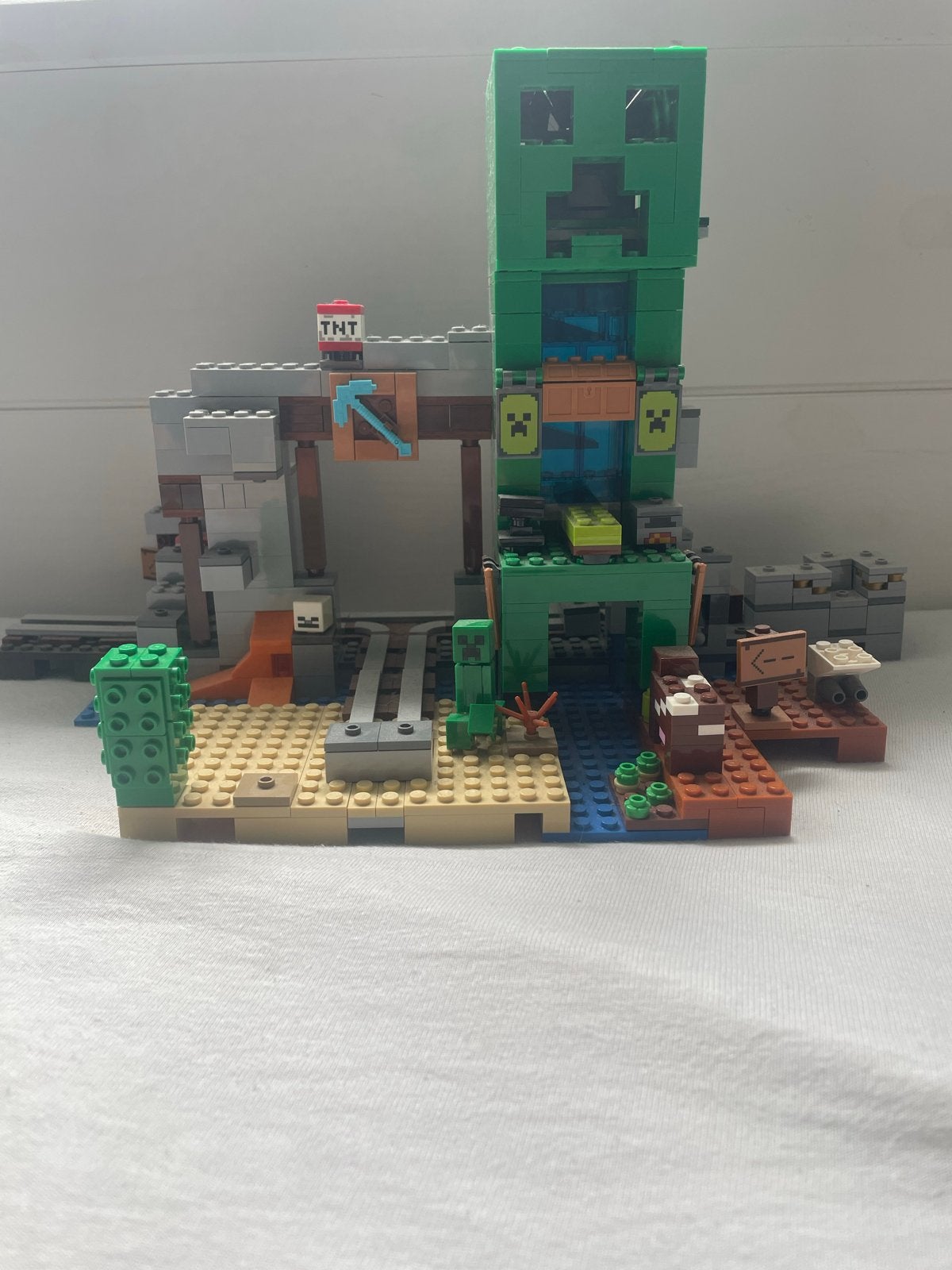 LEGO Minecraft De Creeper Mijn (21155) - Zeldzame set!, Ophalen, Gebruikt