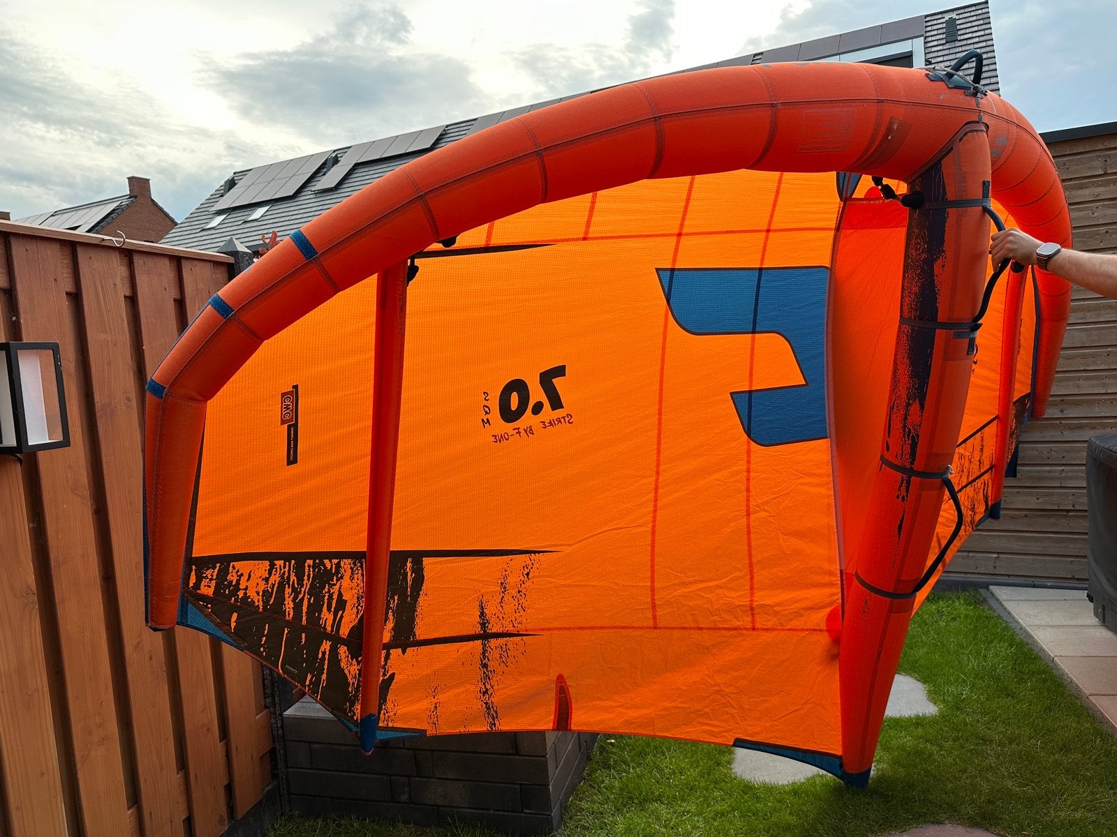F-one Strike CWC 7.0m, Watersport en Boten, Wingsurfen, Verzenden, Zo goed als nieuw, Wingsurf-wing