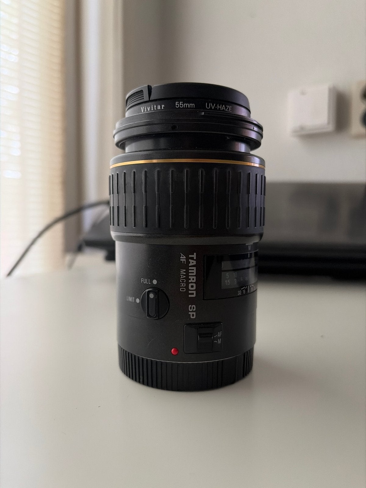 Tamron SP AF 90mm F/2.8 Macro lens (met Vivitar UV-Haze), Audio, Tv en Foto, Fotografie | Lenzen en Objectieven, Autofocus, Ophalen of Verzenden
