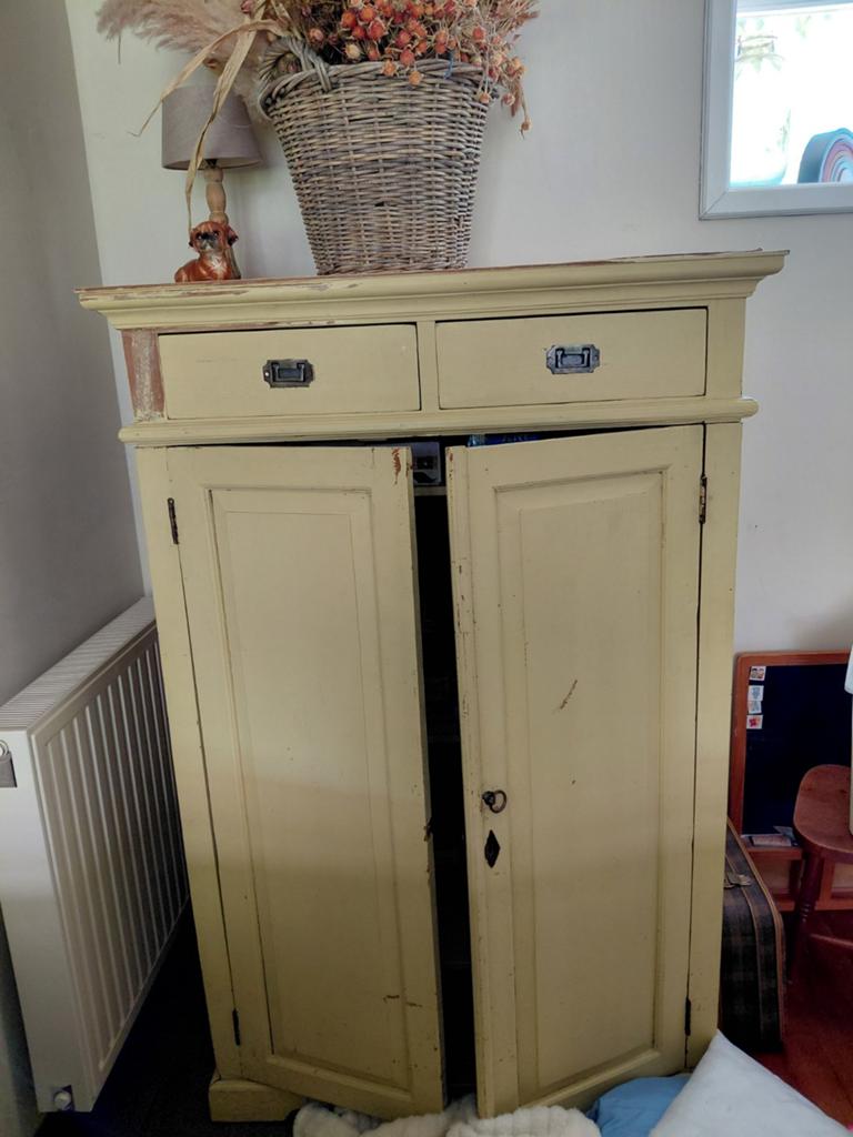 Vintage kast met lades, Antiek en Kunst, Antiek | Meubels | Kasten, Ophalen of Verzenden