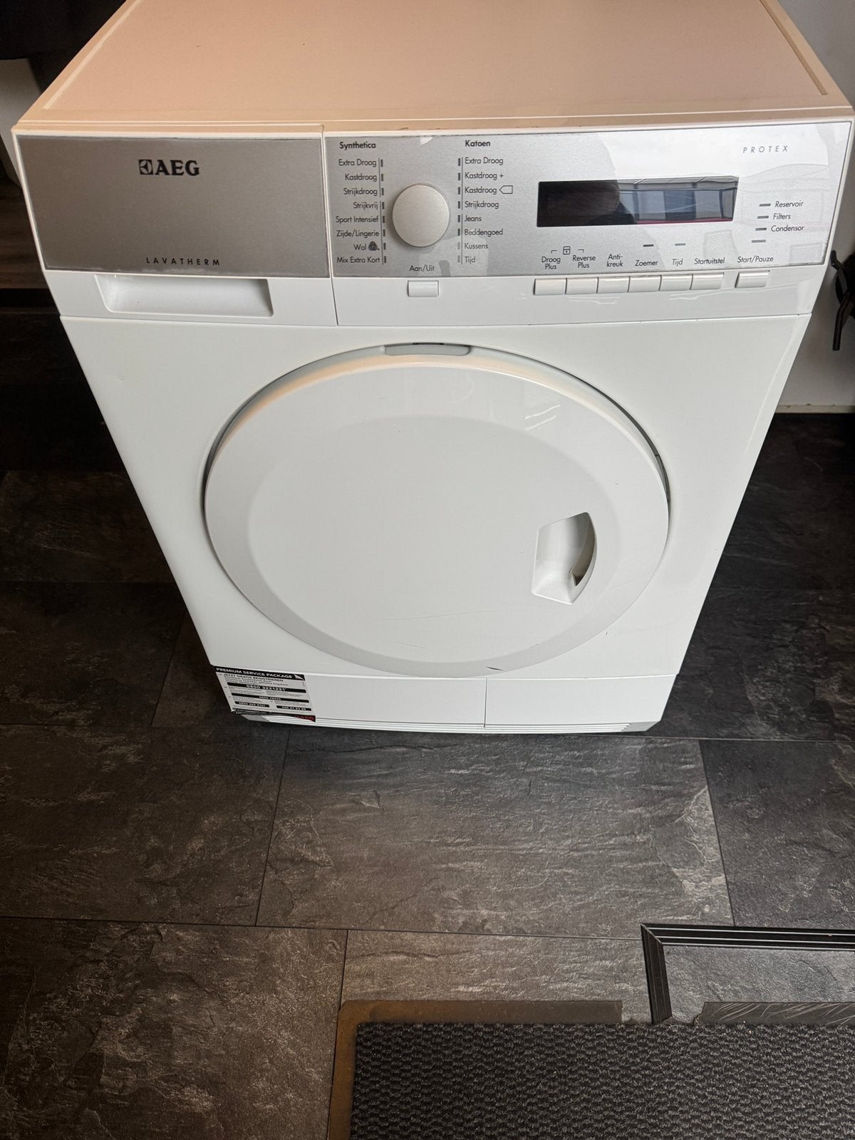 AEG Lavatherm warmtepomp droger igst, Witgoed en Apparatuur, 6 tot 8 kg, Ophalen, Zo goed als nieuw, 85 tot 90 cm