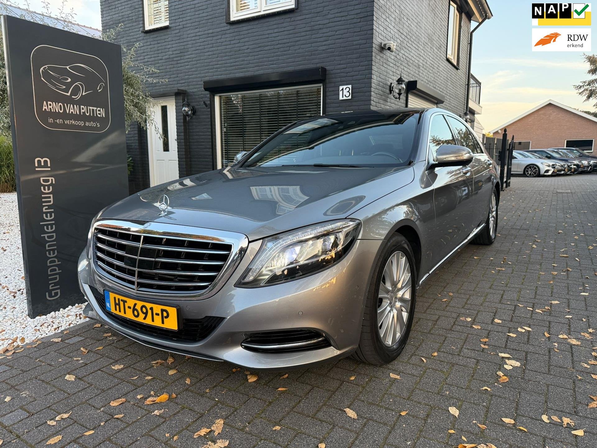 Mercedes-Benz S-klasse 350 Lang Prestige - Panoramadak, Auto's, Automaat, Achterwielaandrijving, Gebruikt, Euro 6