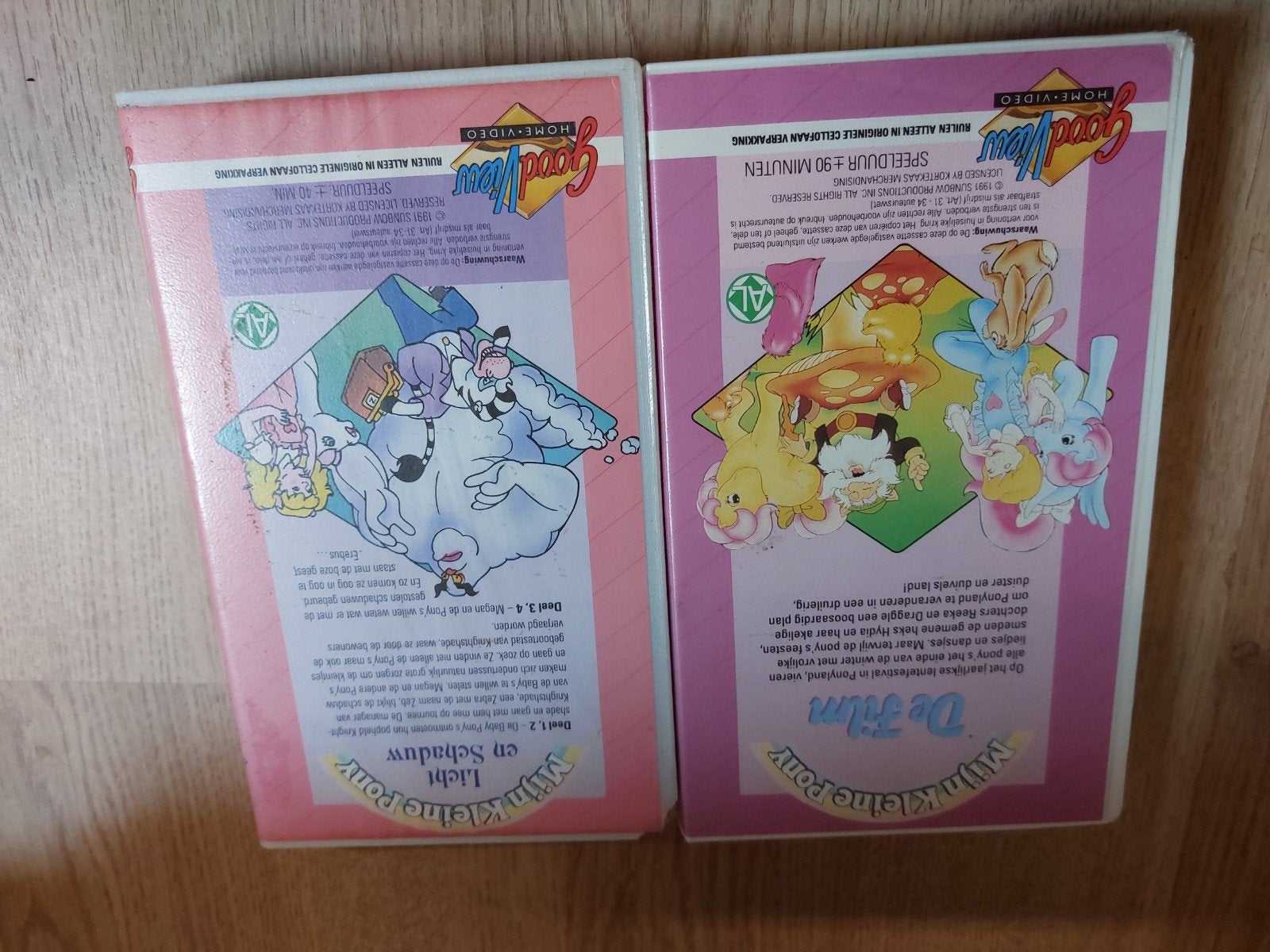 2x My little pony VHS videoband, Ophalen of Verzenden