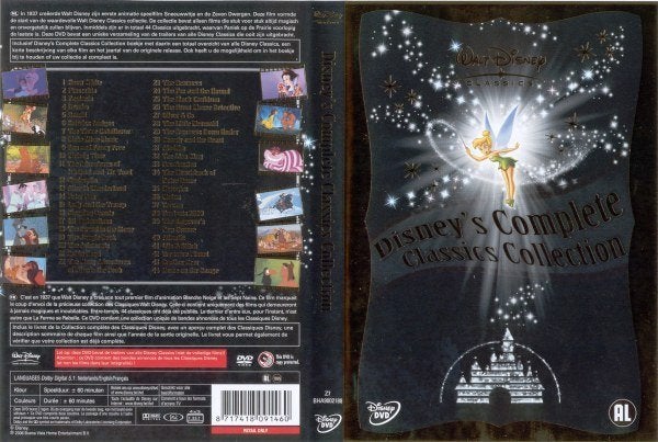 Disney's Complete Classics Collection DVD NIEUW IN SEAL, Europees, Tekenfilm, Verzenden, Alle leeftijden