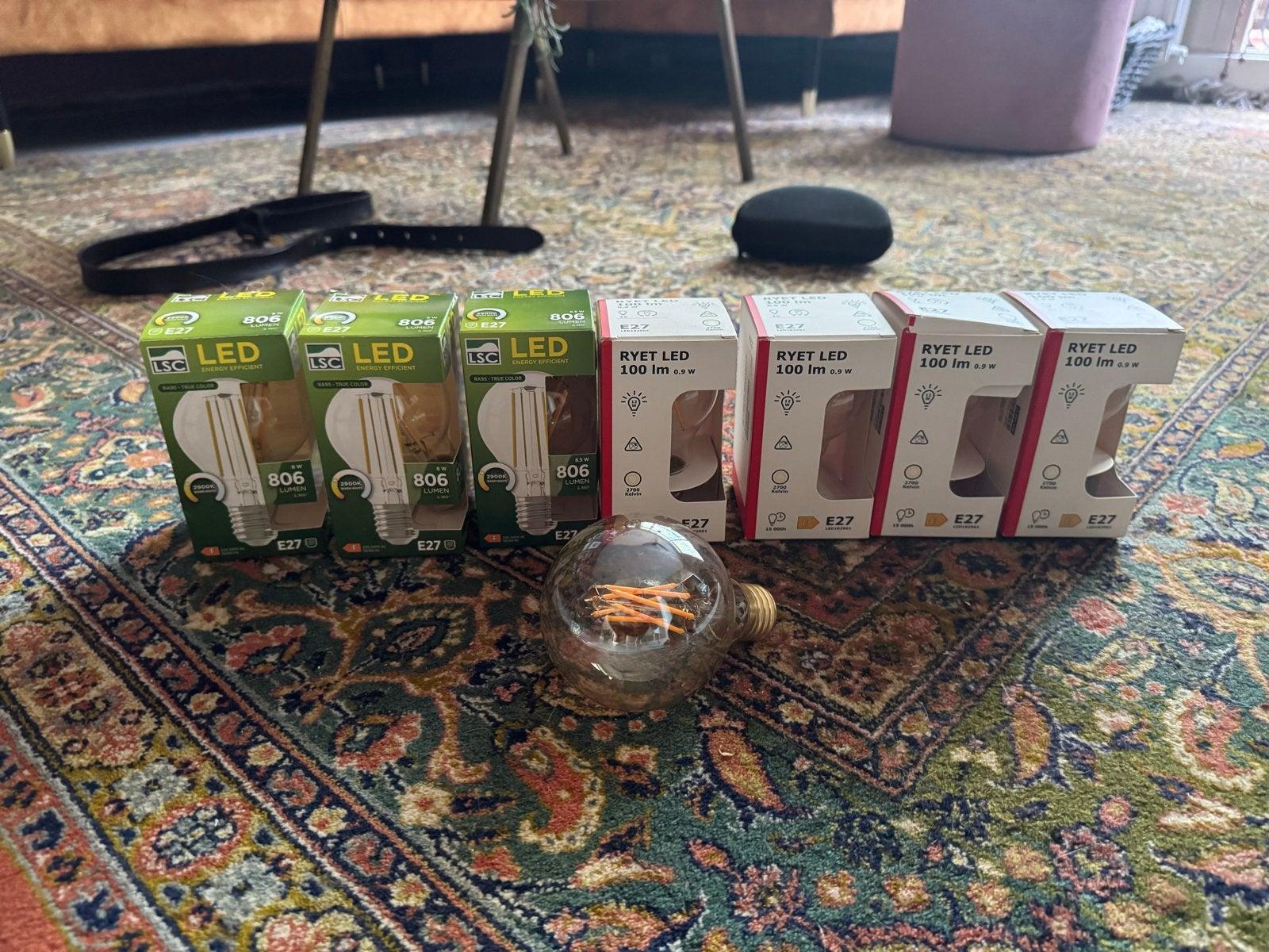 LED lampen E27 - LSC Smart Connect & RYET LED, Led-lamp, LSC Smart Connect, 60 watt of meer, Zo goed als nieuw