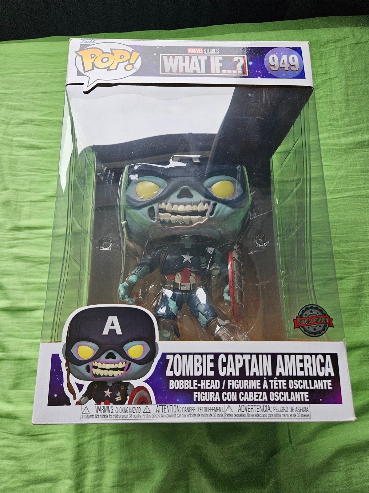 Funko Pop! Marvel What If? Zombie Captain America #949, Ophalen, Zo goed als nieuw