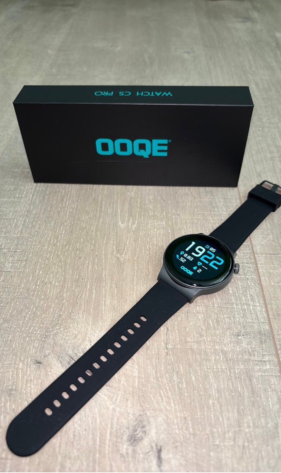 OOQE SMARTWATCH CS PRO, Zwart, Nieuw, Ophalen of Verzenden, Waterdicht