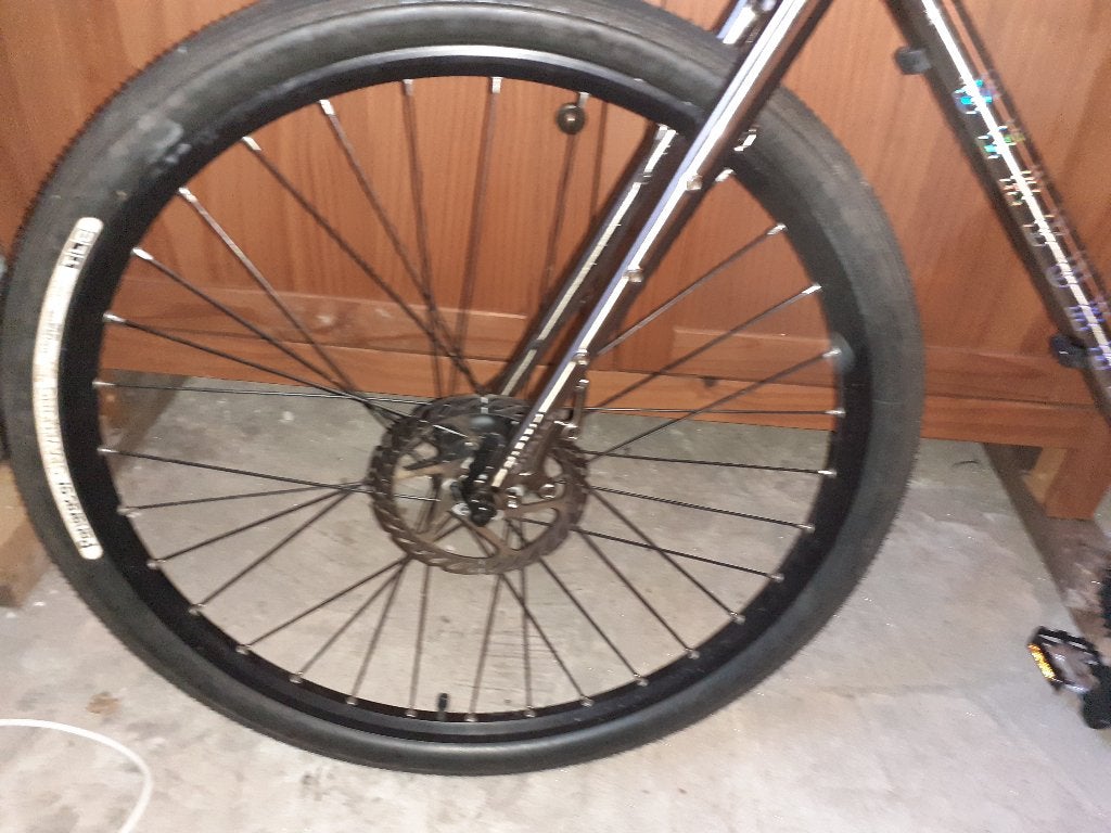 650b QR touring wheelset, Ophalen, Zo goed als nieuw