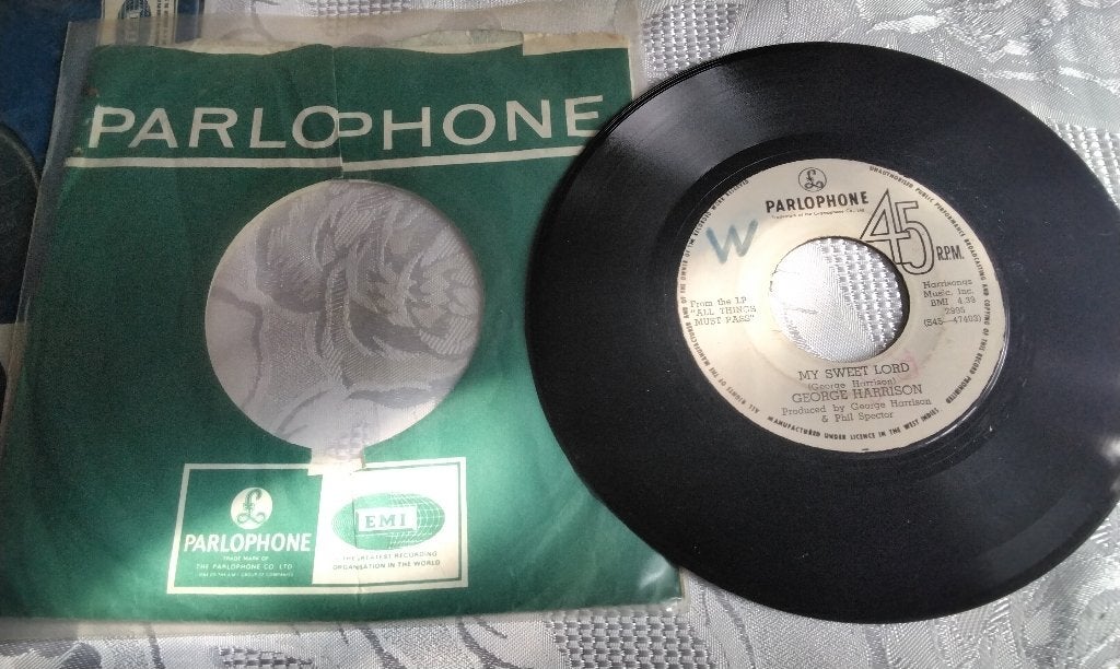 Single Zeldzaam George Harrison My Sweet Lord Jamaica, Ophalen of Verzenden, Gebruikt, Pop