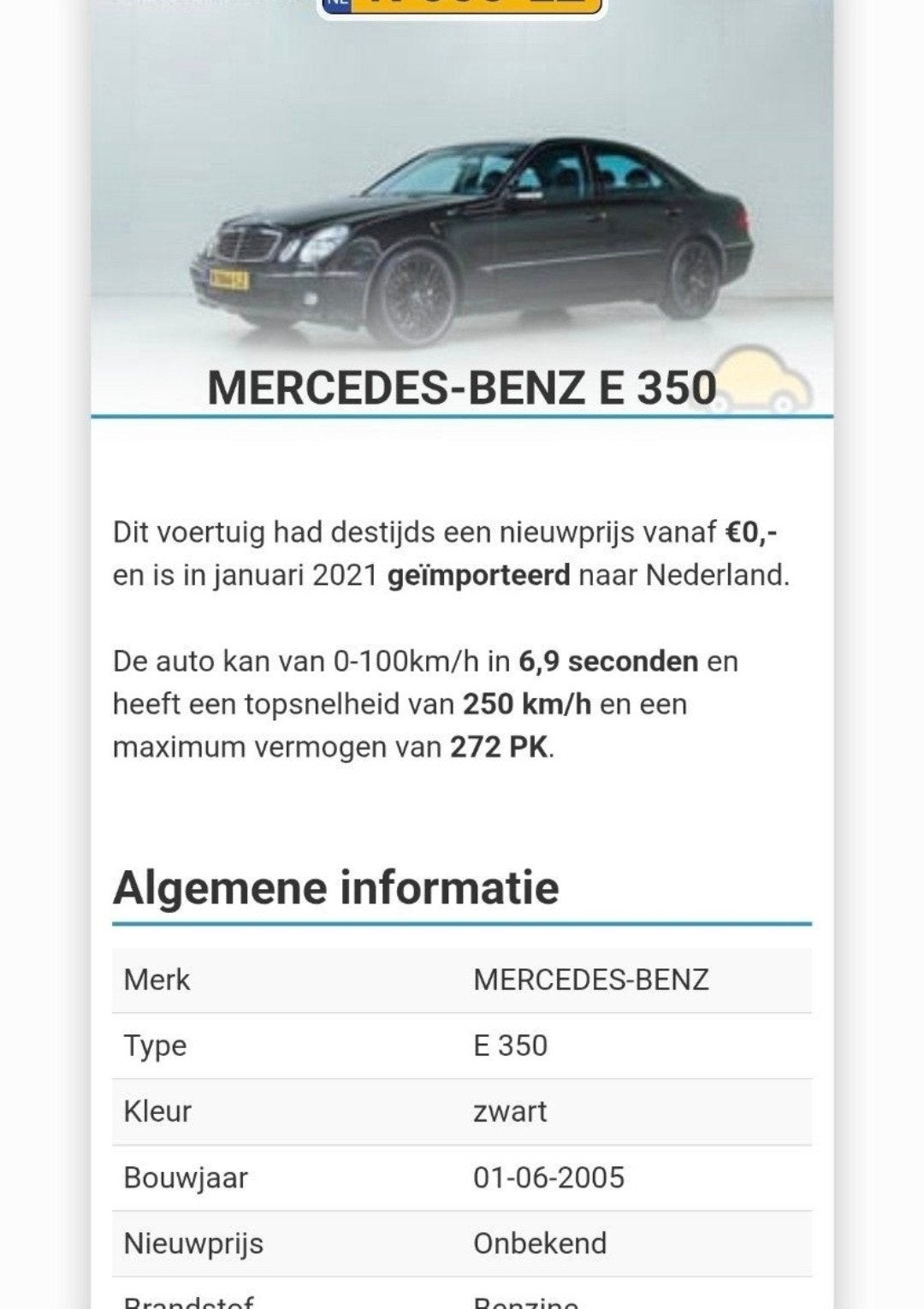 mercedes benz 350, Auto diversen, Ophalen of Verzenden
