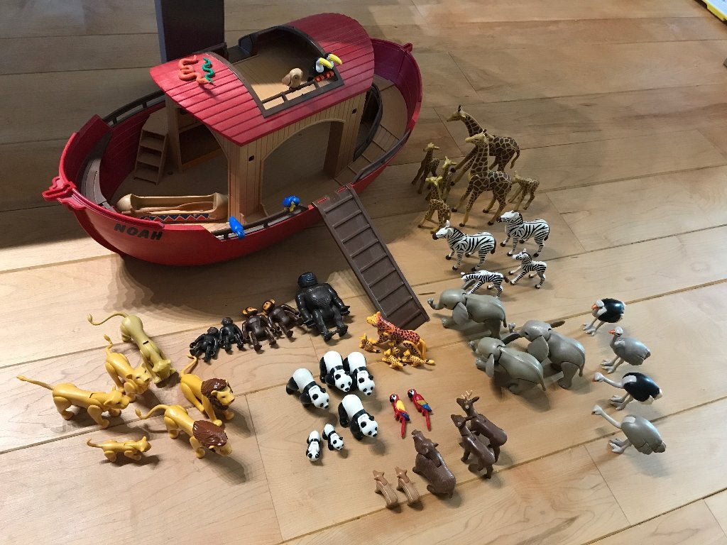 Playmobil ark van Noach met heel veel dieren, Kinderen en Baby's, Speelgoed | Playmobil, Complete set, Overige typen, Zo goed als nieuw