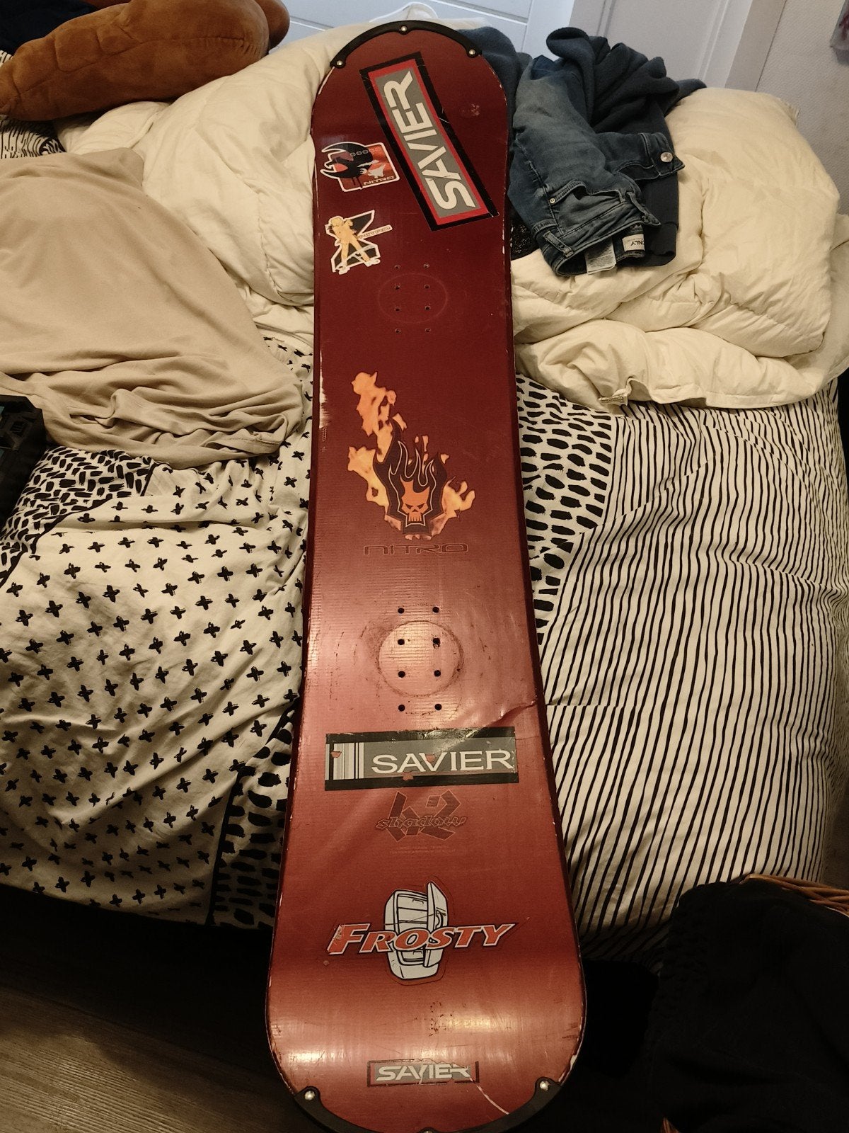 Nitro Snowboard - Gebruikt met Savier stickers, Ophalen, Gebruikt, Board