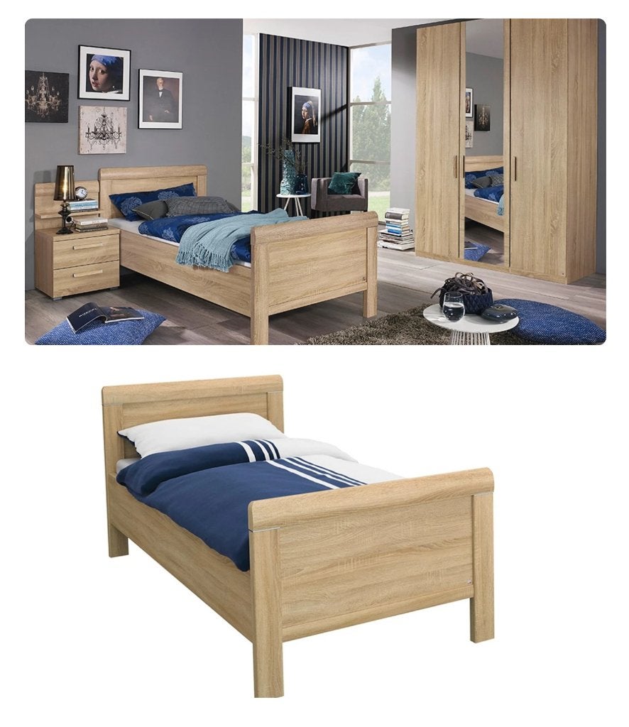 Keurig eenpersoonsbed met goede lattenbodem te koop, Ophalen, 90 cm, Eenpersoons, 210 cm