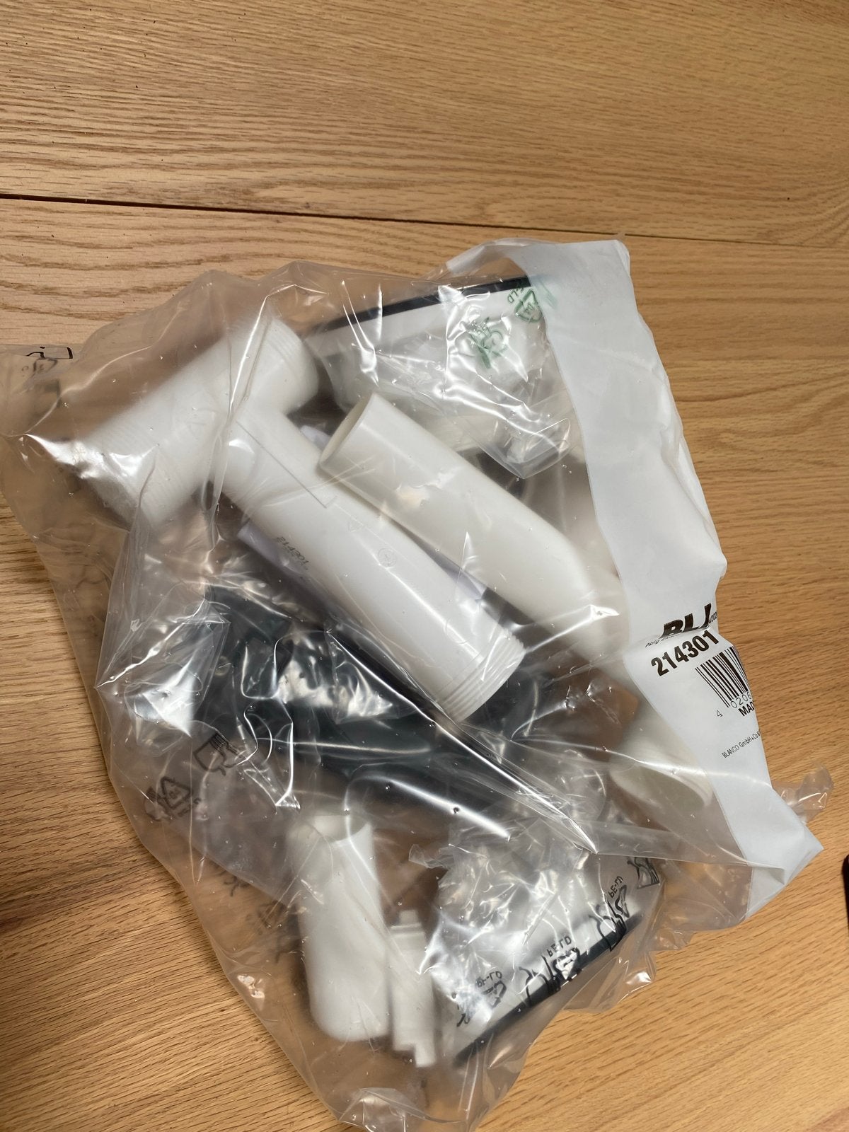 Nieuwe Blanco dubbele spoelbak 95x50 cm met afvoer, Ophalen, Metaal, Overige merken, Nieuw