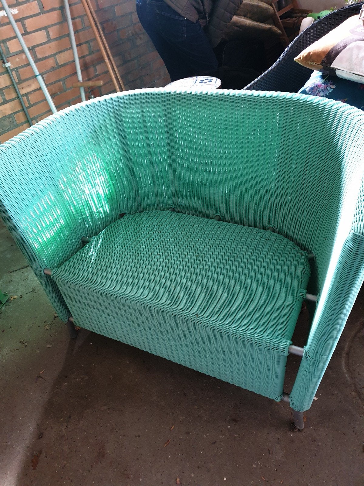 Design tuinbankje merk Borek, Tuin en Terras, Ophalen of Verzenden, 2 zitplaatsen
