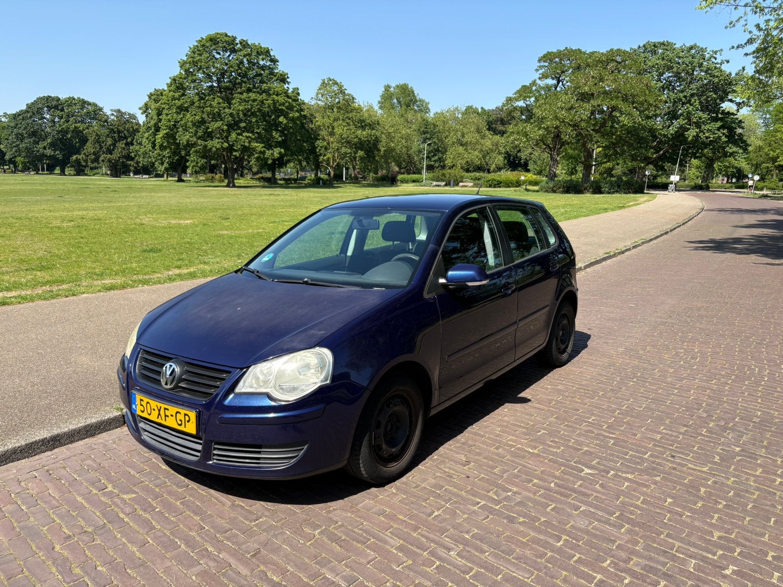 Volkswagen Polo 1.2 40KW 2007 Blauw, Auto's, Volkswagen, Voorwielaandrijving, 989 kg, Blauw, 1198 cc