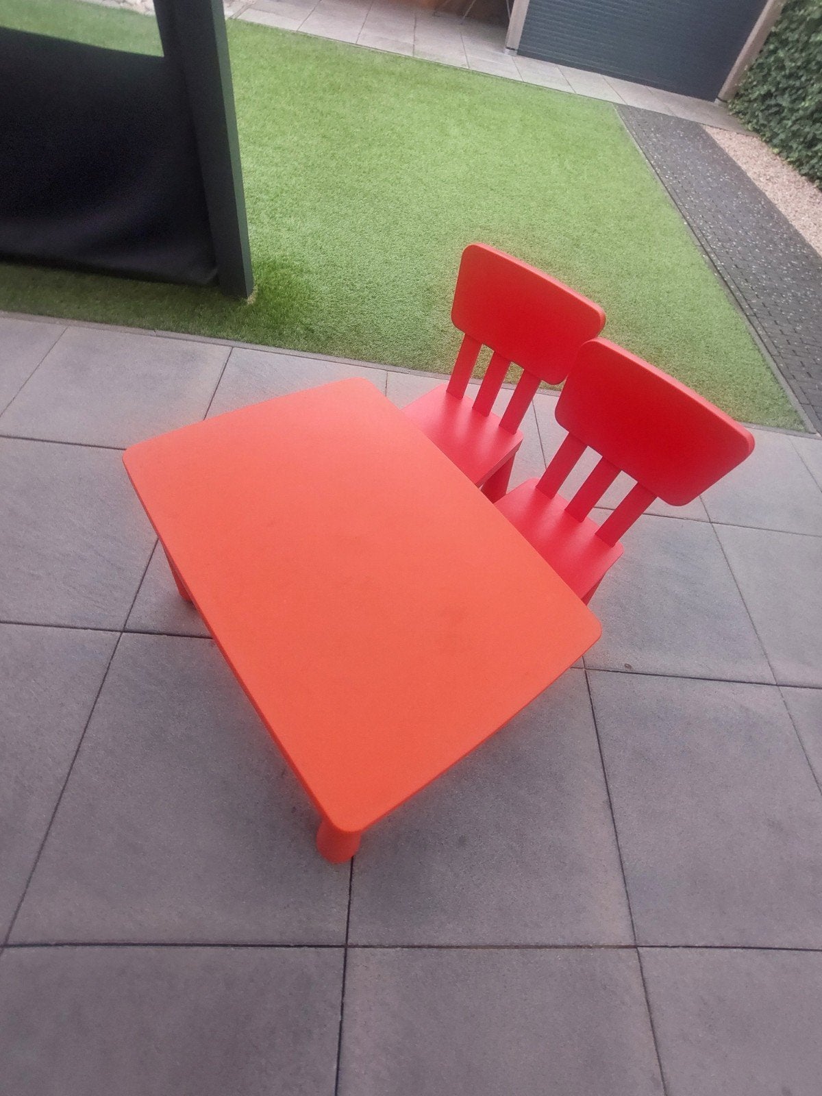 Ikea tafel en 2 stoelen, Ophalen, Gebruikt