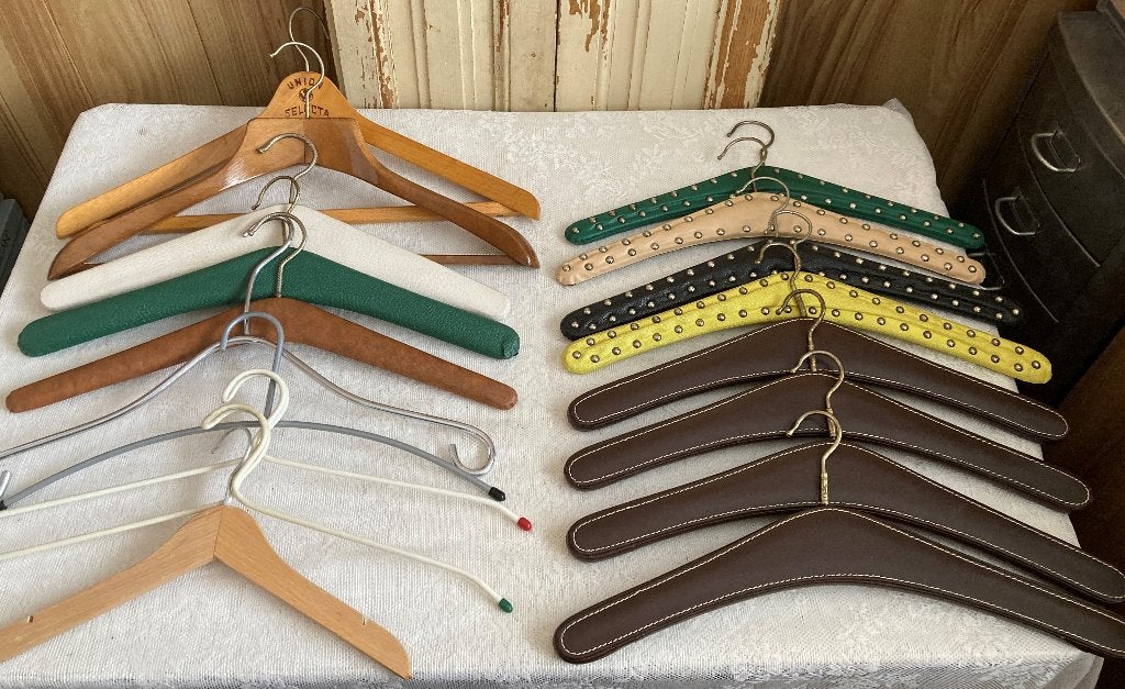 Vintage / Originele kleerhangers uit de jaren 60 - 70, Ophalen of Verzenden