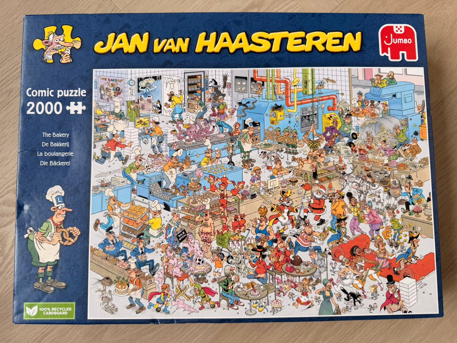 Jan van Haasteren: De bakkerij, Ophalen of Verzenden, Meer dan 1500 stukjes, Zo goed als nieuw, Legpuzzel
