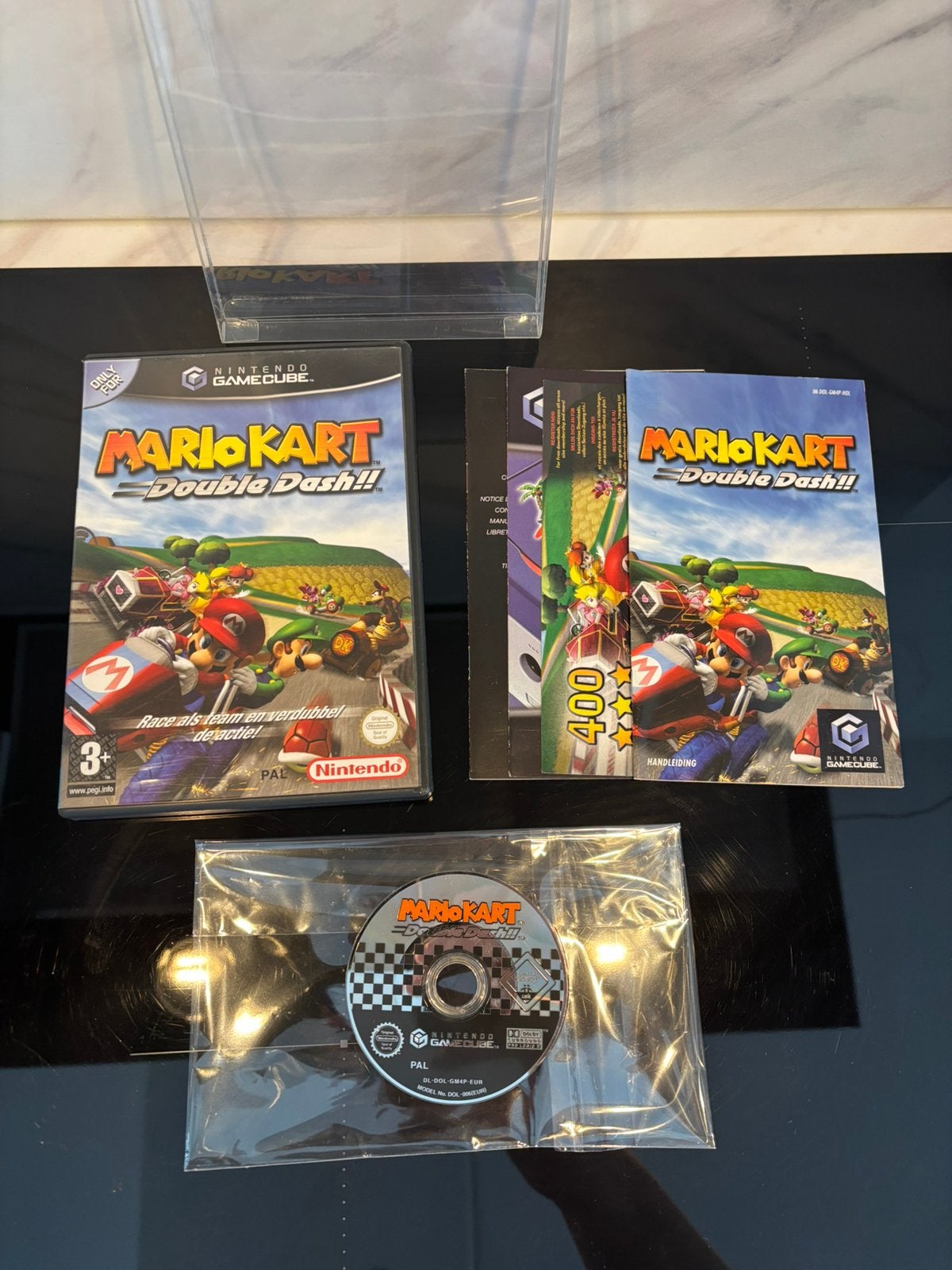 Nintendo Gamecube Mario Kart Double Dash!!, Racen en Vliegen, Ophalen of Verzenden, Zo goed als nieuw, 3 spelers of meer