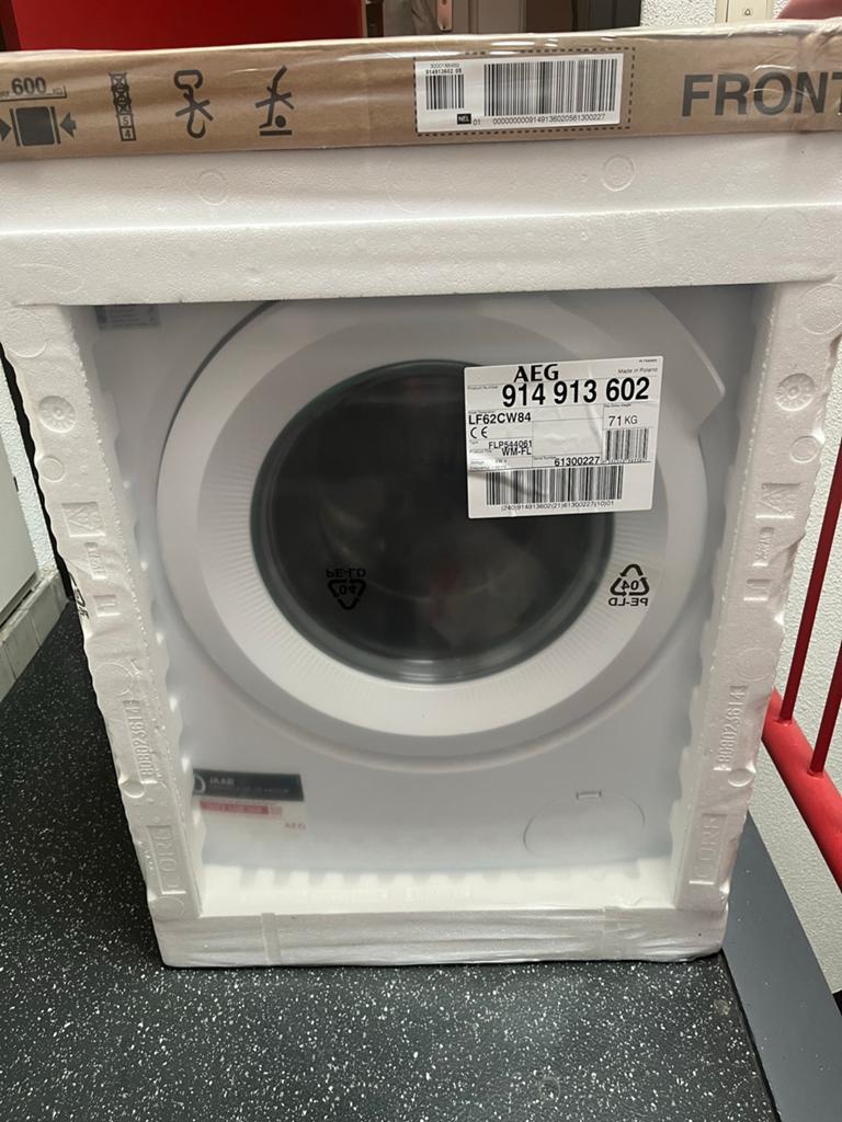 AEG LF62CW84 ProSense Wasmachine - Nieuw in doos, Witgoed en Apparatuur, Wasmachines, Ophalen, Zo goed als nieuw, Voorlader, Kort programma