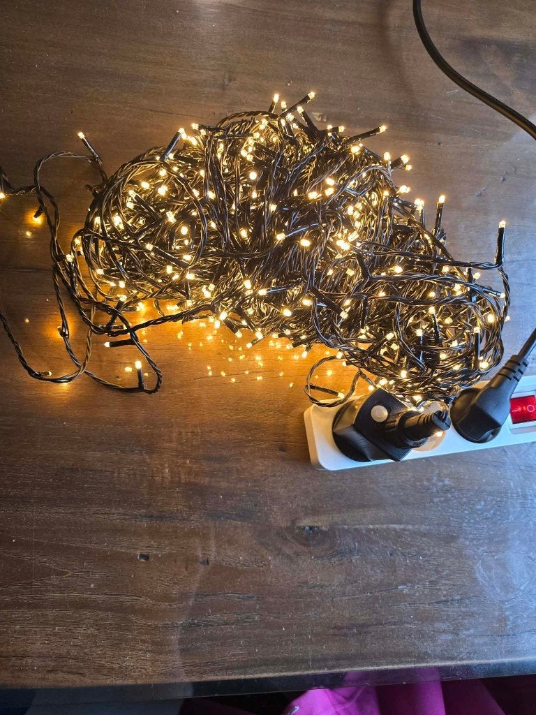 LED Kerstverlichting – 12,5 meter, Diversen, Kerst, Ophalen of Verzenden, Zo goed als nieuw