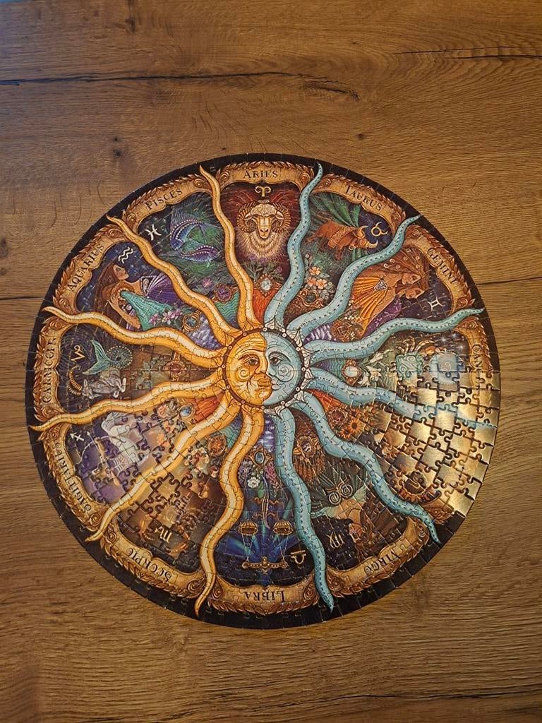Horoscope puzzel. 500 stuks., Ophalen of Verzenden, 500 t/m 1500 stukjes