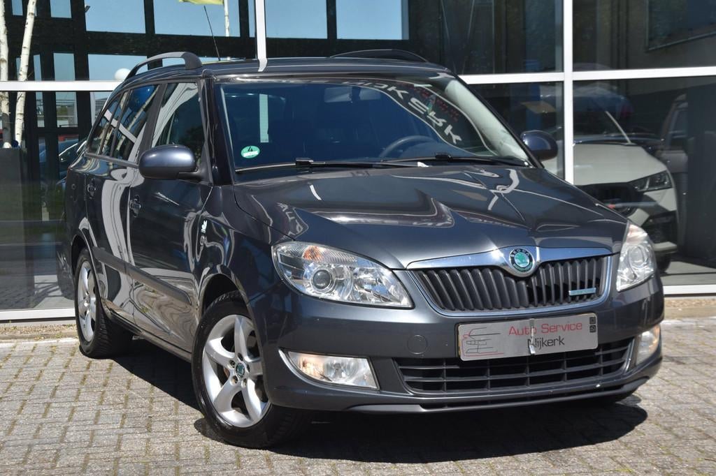 Skoda Fabia Combi 1.2 TDI Greenline Airco Elek. Ramen Trekha, Auto's, Voorwielaandrijving, Euro 5, Zwart, 1199 cc