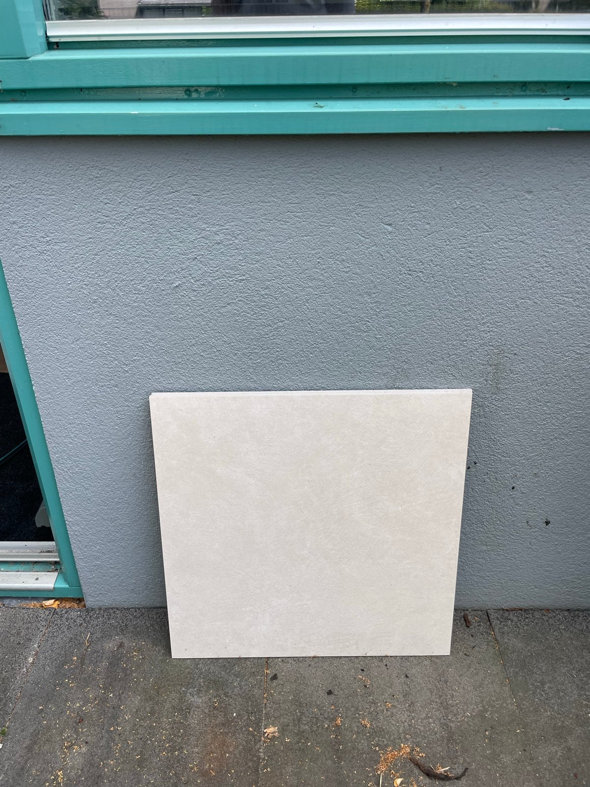 vloertegel betonlook 60x60cm beige mat, Ophalen, 60 cm of meer, Keramiek, Nieuw