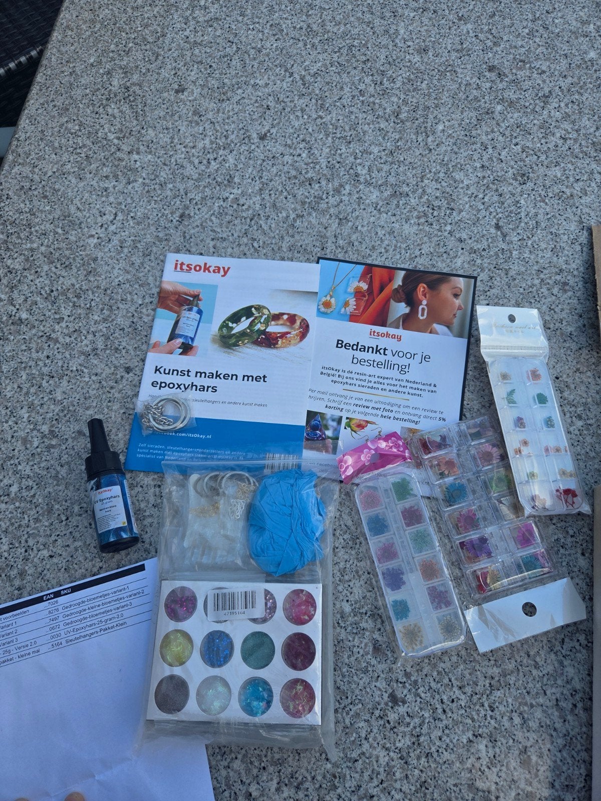 ItsOkay UV Epoxyhars Sieraden Startersset - Nieuw, Hobby en Vrije tijd, Nieuw, Meerkleurig, Kunststof, Overige merken