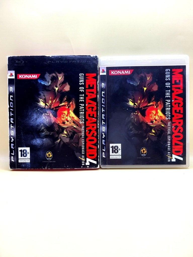 Metal Gear Solid 4 With Cardboard Cover - PS3, Spelcomputers en Games, Avontuur en Actie, Vanaf 18 jaar, 1 speler, Sony support