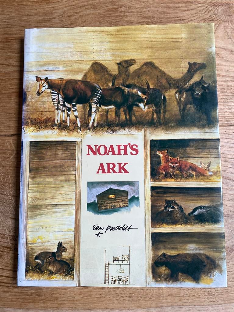 Rien Poortvliet - De Ark van Noach (1986) - Lederen kaft, Boeken, Ophalen of Verzenden, Gelezen