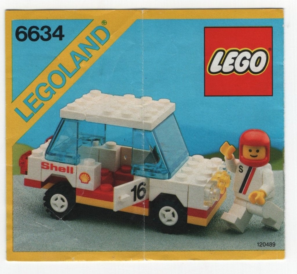 lego 6634-1 lego city, classic city stockcar (1986), Compleet, Gebruikt, Lego, Ophalen of Verzenden