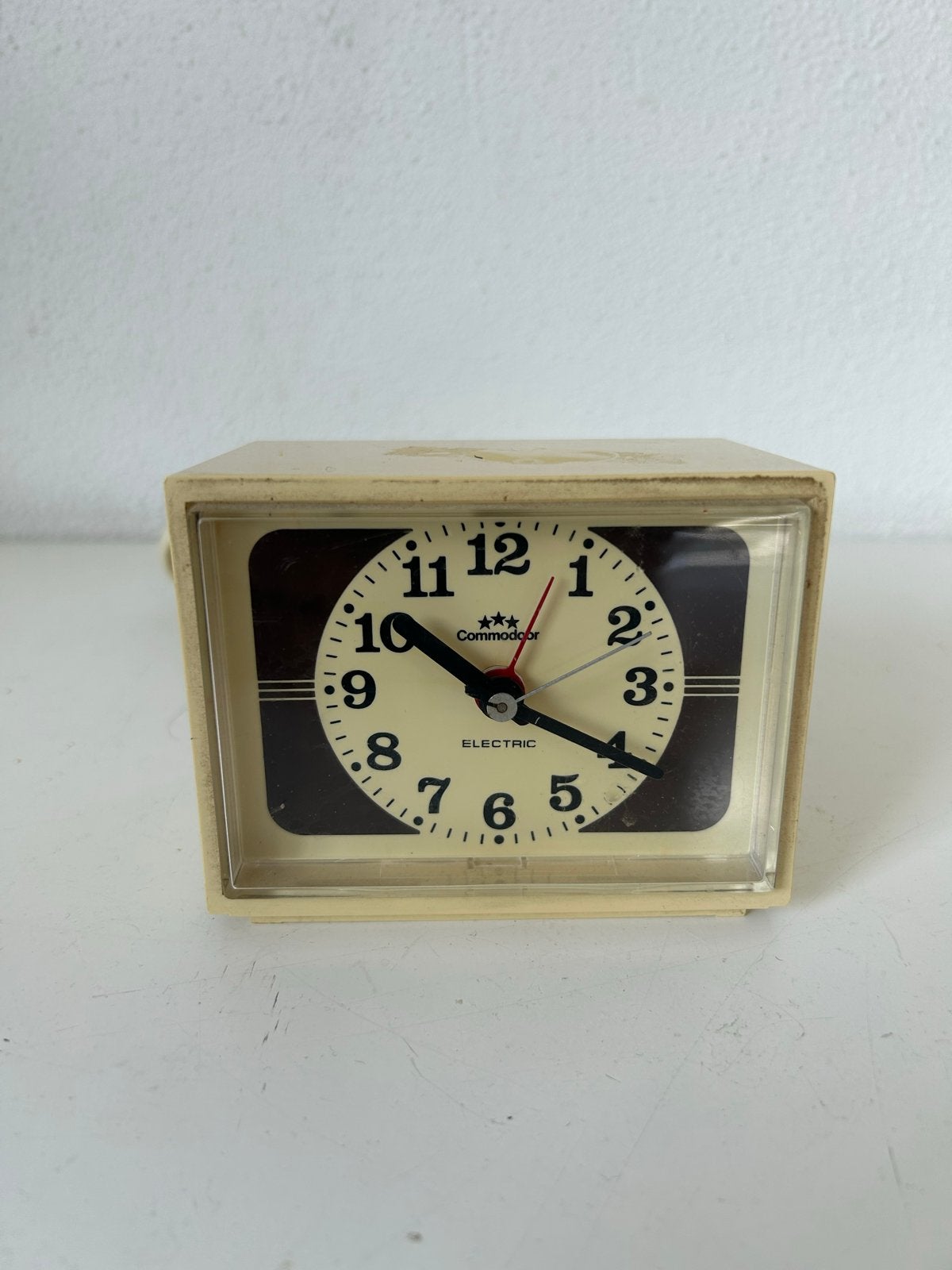 Vintage Commoodor Elektrische Wekker - Jaren '70, Ophalen of Verzenden