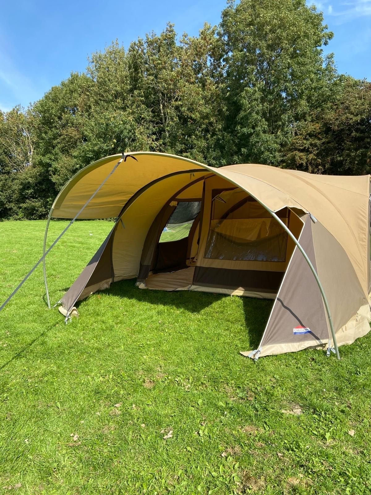 Cabanon Biscaya 440 All Season vario tunneltent beige, Ophalen of Verzenden, Zo goed als nieuw, Tot en met 5