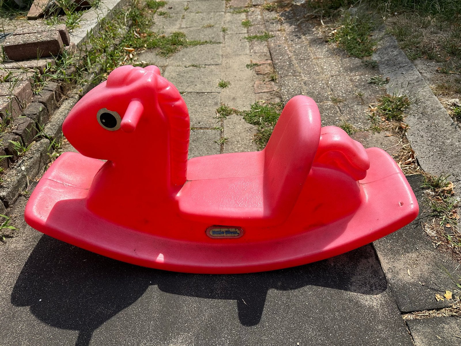 Little Tikes Rode Paard Schommelpaard, Ophalen, Gebruikt