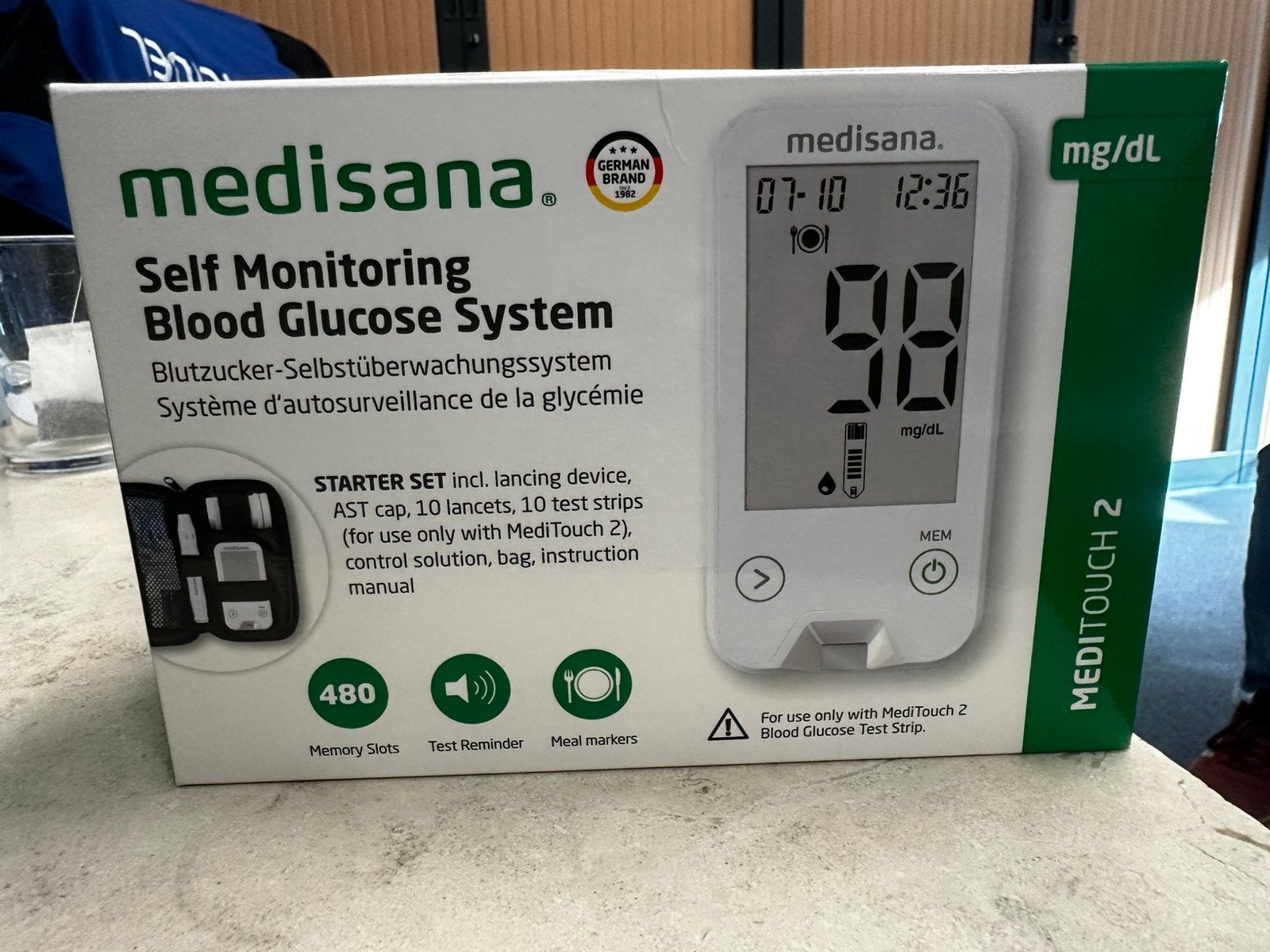 Medisana meditouch 2 mg/dl, Tuin en Terras, Bewateringscomputers, Ophalen of Verzenden, Zo goed als nieuw