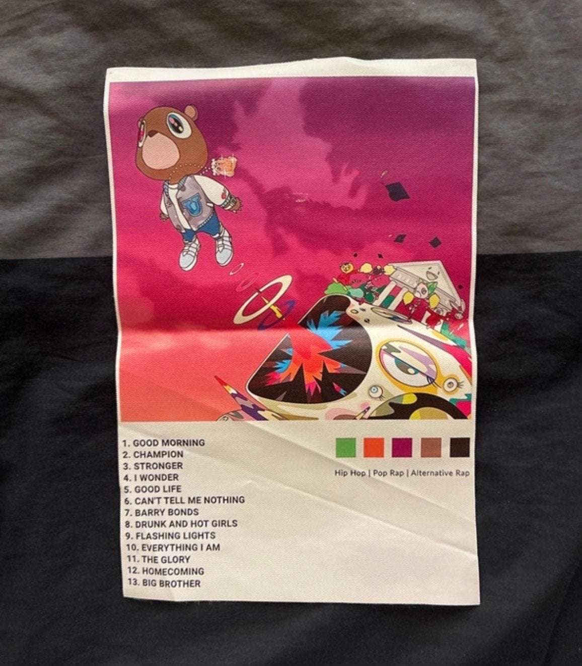 Kanye West - poster (Hip Hop, Pop Rap), Ophalen of Verzenden, Gebruikt, A1 t/m A3, Film en Tv