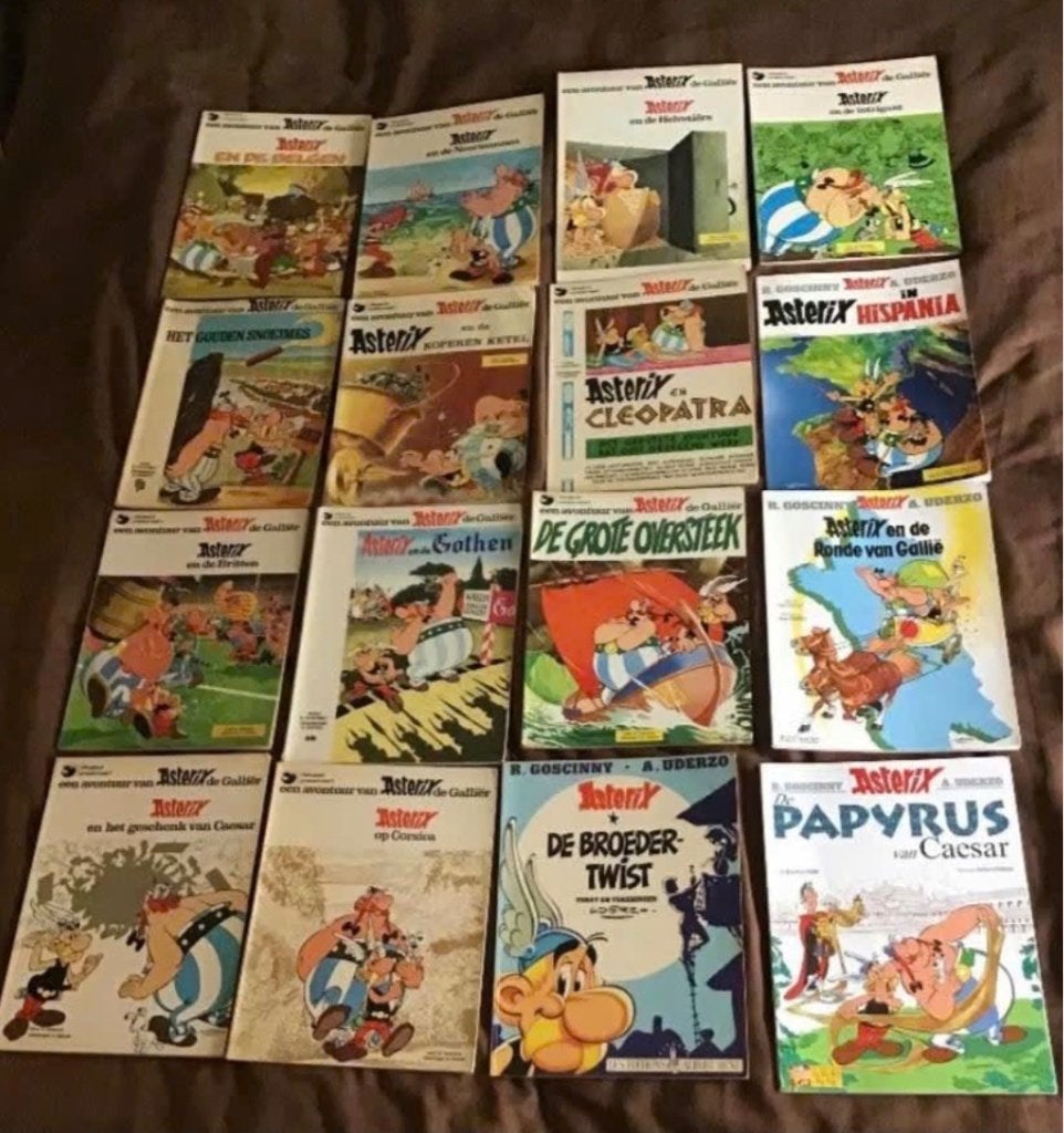 18 delen Asterix door Goscinny en Uderzo, Boeken, Meerdere stripboeken, Ophalen of Verzenden, Gelezen