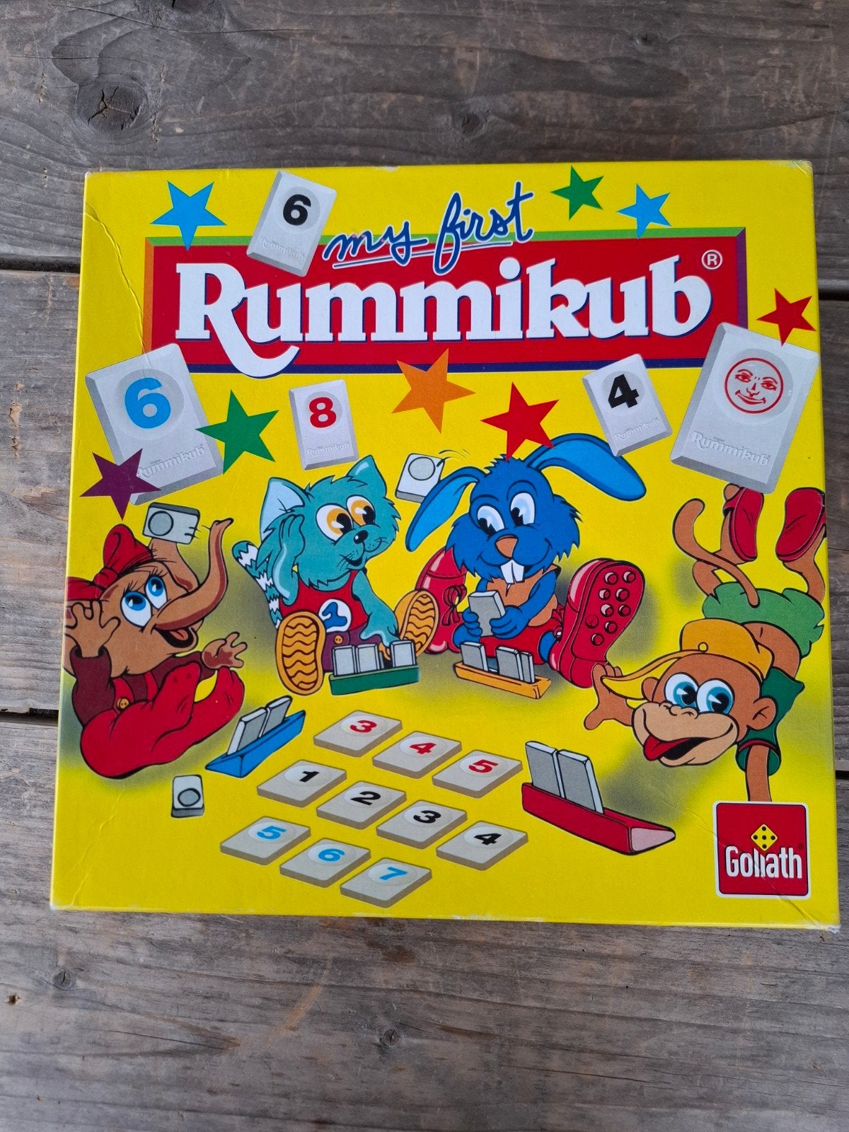 My First Rummikub - Educatief cijferspel voor kinderen, Drie of vier spelers, Ophalen of Verzenden, Gebruikt, Goliath