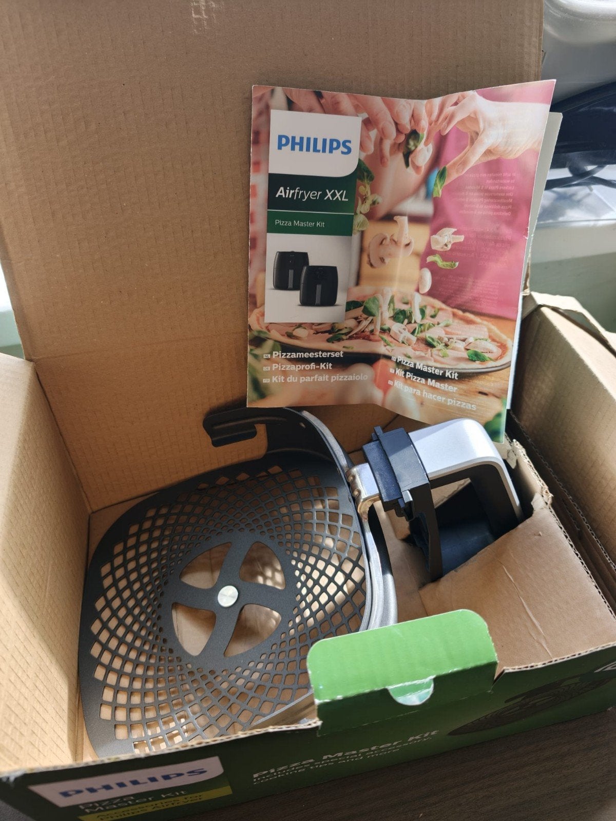 Philips Airfryer Accessory HD9953/00 Pizza-kit XXL, Ophalen of Verzenden, Nieuw, Airfryer XXL, 1500 gram of meer