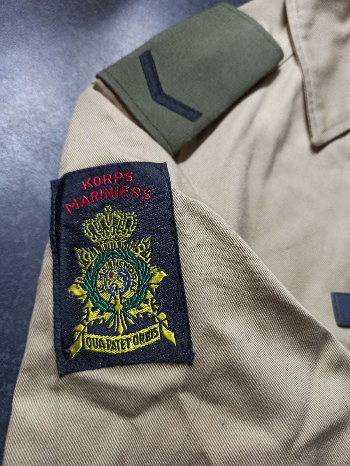 Korps Mariniers, blouse, Nieuw., Ophalen of Verzenden, Nieuw, Maat 52/54 (L), Beige