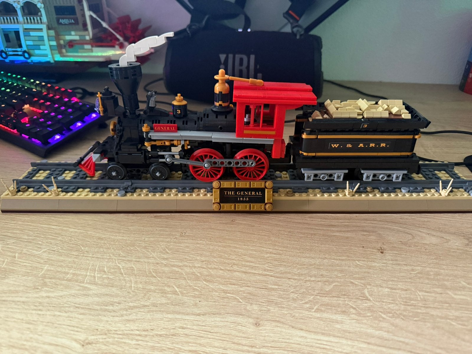 Bluebrixx, The General, Lego, Ophalen of Verzenden, Zo goed als nieuw, Compleet