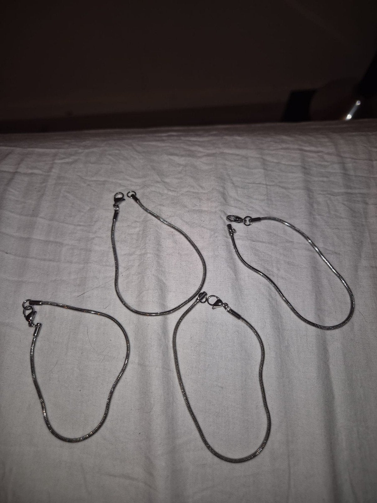 4x armband, Ophalen of Verzenden, Nieuw, Zilver, Staal