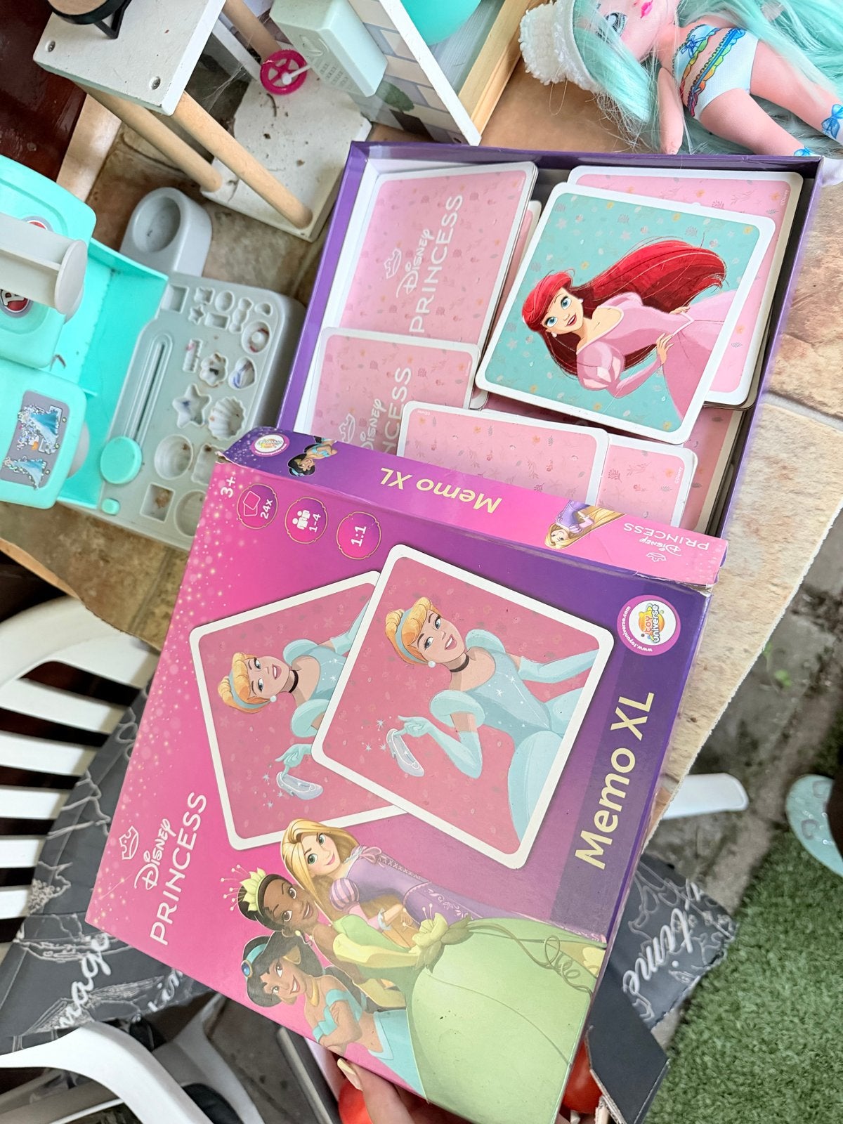 Grote speelgoedbundel: poppenhuis, puzzels, spellen en meer, Ophalen, Gebruikt, Meisje