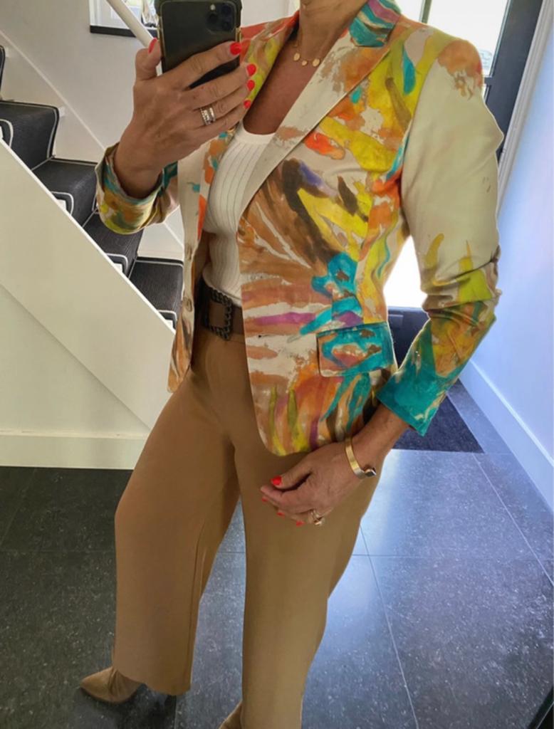 Summum Women, prachtige en aparte blazer, S/M, Maat 38/40 (M), Overige kleuren, Ophalen of Verzenden, Zo goed als nieuw