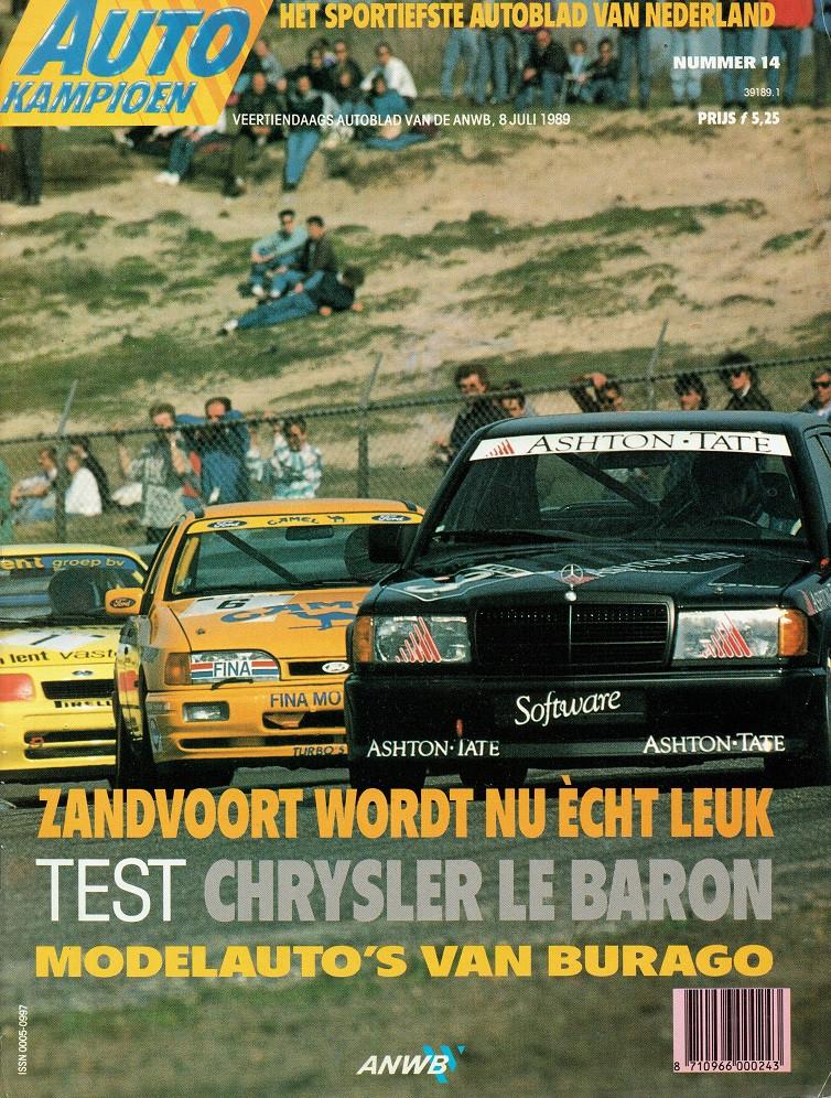Autokampioen 1989 nr. 14 (o.a. Chrysler Le Baron Coupe GTC), Verzenden, Gelezen, Algemeen
