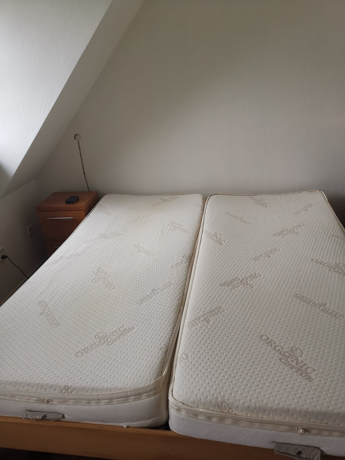 Greensleep puur latex matrassen 90x200 - 3 lagen, Ophalen, Gebruikt, 90 cm, Eenpersoons